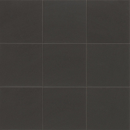 Riga noir mat 20X20 cm carrelage Effet Ciment